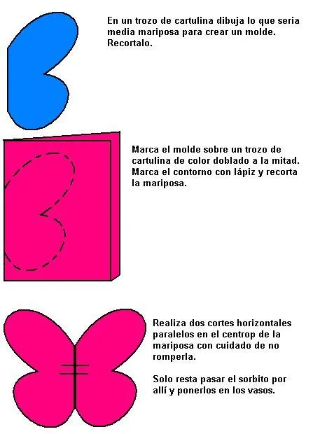 Educación General Básica: Mariposa para decorar Educación General Básica: Mariposa para decorar