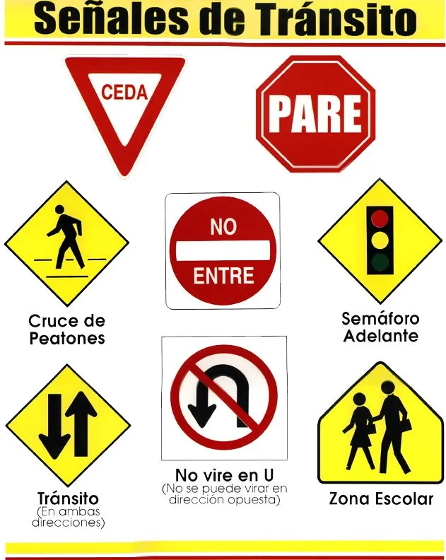 Las señales de tránsito ~ Educación Cívica