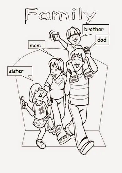 Educación infantil: Imagen de la familia en inglés Educación infantil: Imagen de la familia en inglés