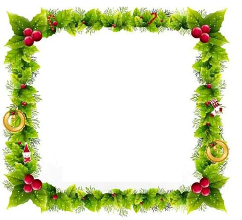 Bordes y marcos navideños - Imagui