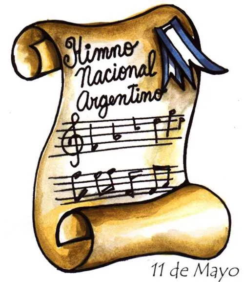 El himno nacional para dibujar - Imagui