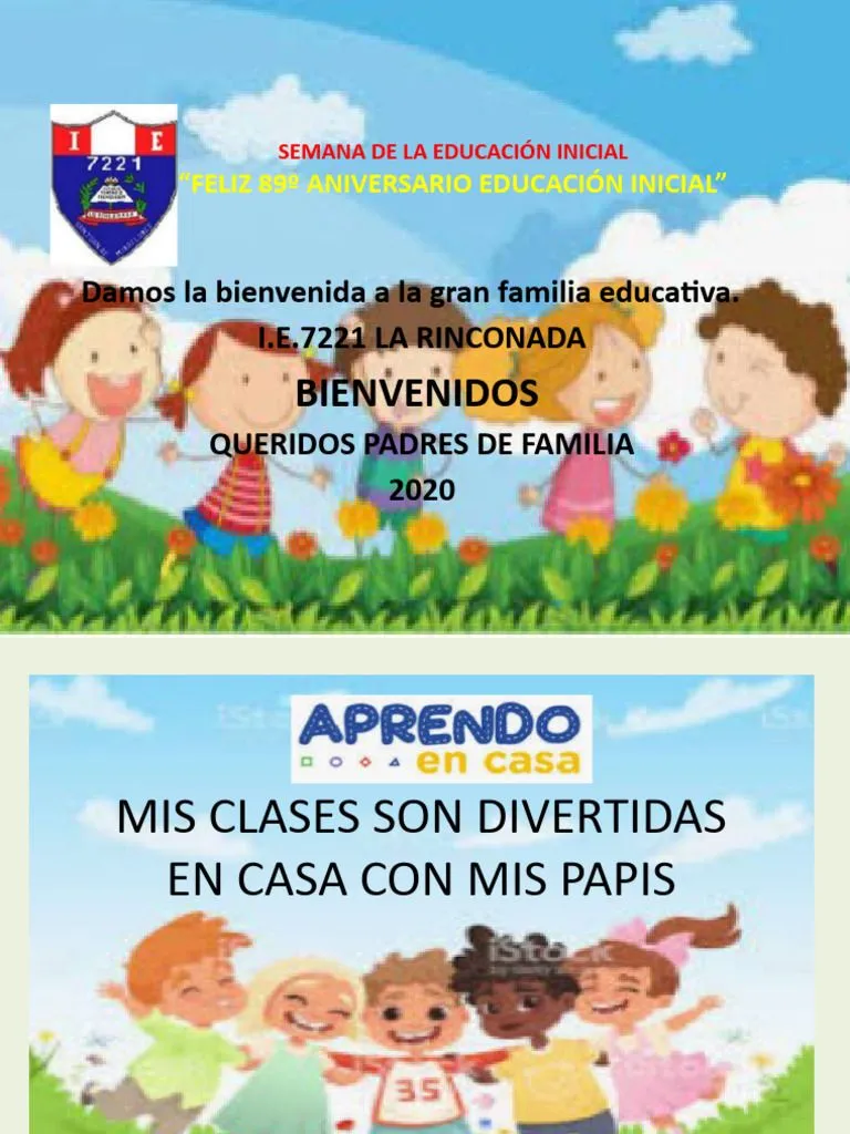 Dia de La Educacion Inicial May 25 | PDF | Educación de la primera infancia  | Cognición