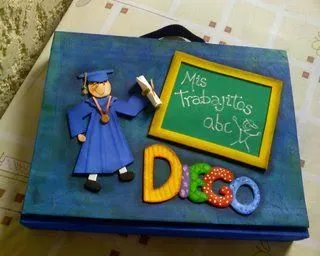 Maletín de Foami para Graduandos para niños Maletín de Foami para Graduandos para niños