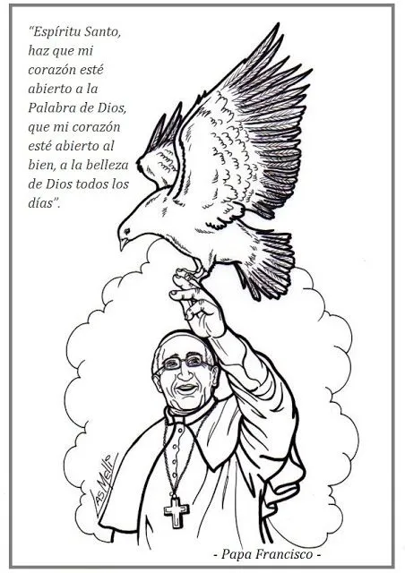 EDUCACIÓN RELIGIOSA: Dibujos para colorear: PAPA FRANCISCO EDUCACIÓN RELIGIOSA: Dibujos para colorear: PAPA FRANCISCO