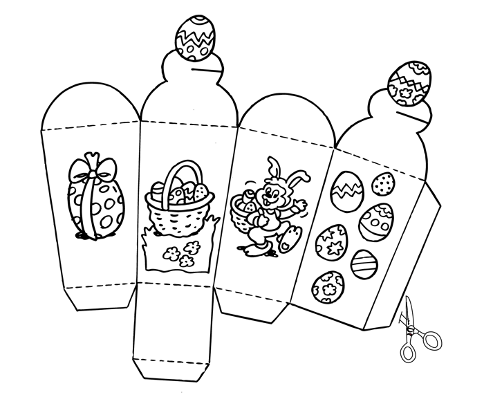 Cajitas recortables para imprimir para bautizo - Imagui