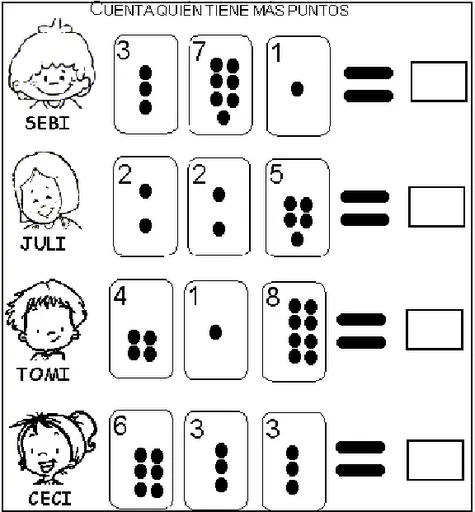 ACTIVIDADES PARA PRIMER GRADO MATEMATICAS - Imagui