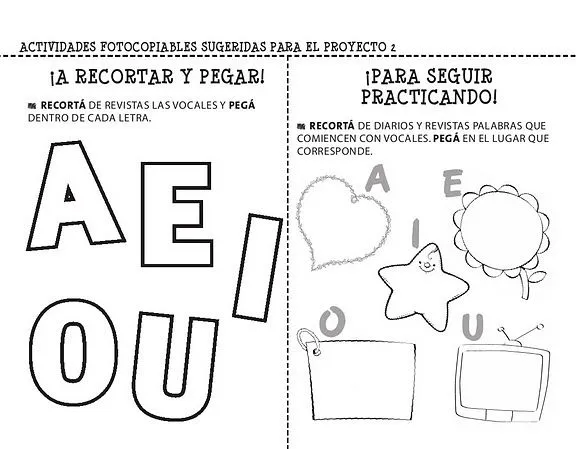 Educando con amor: Lengua-Mi libro y yo 1-actividades
