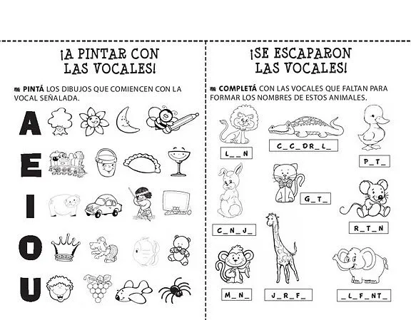 Educando con amor: Lengua-Mi libro y yo 1-actividades