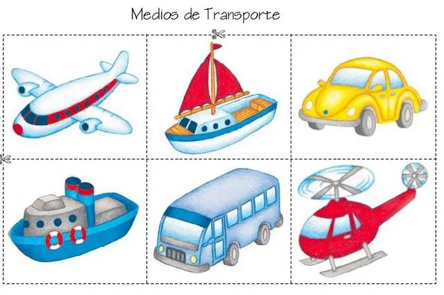 Educando con amor: Los medios de transportes