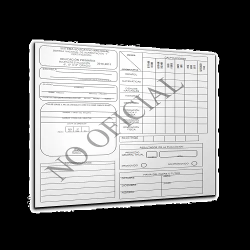 EduCarlosAntonio: Manual de llenado de la Boleta de Calificación