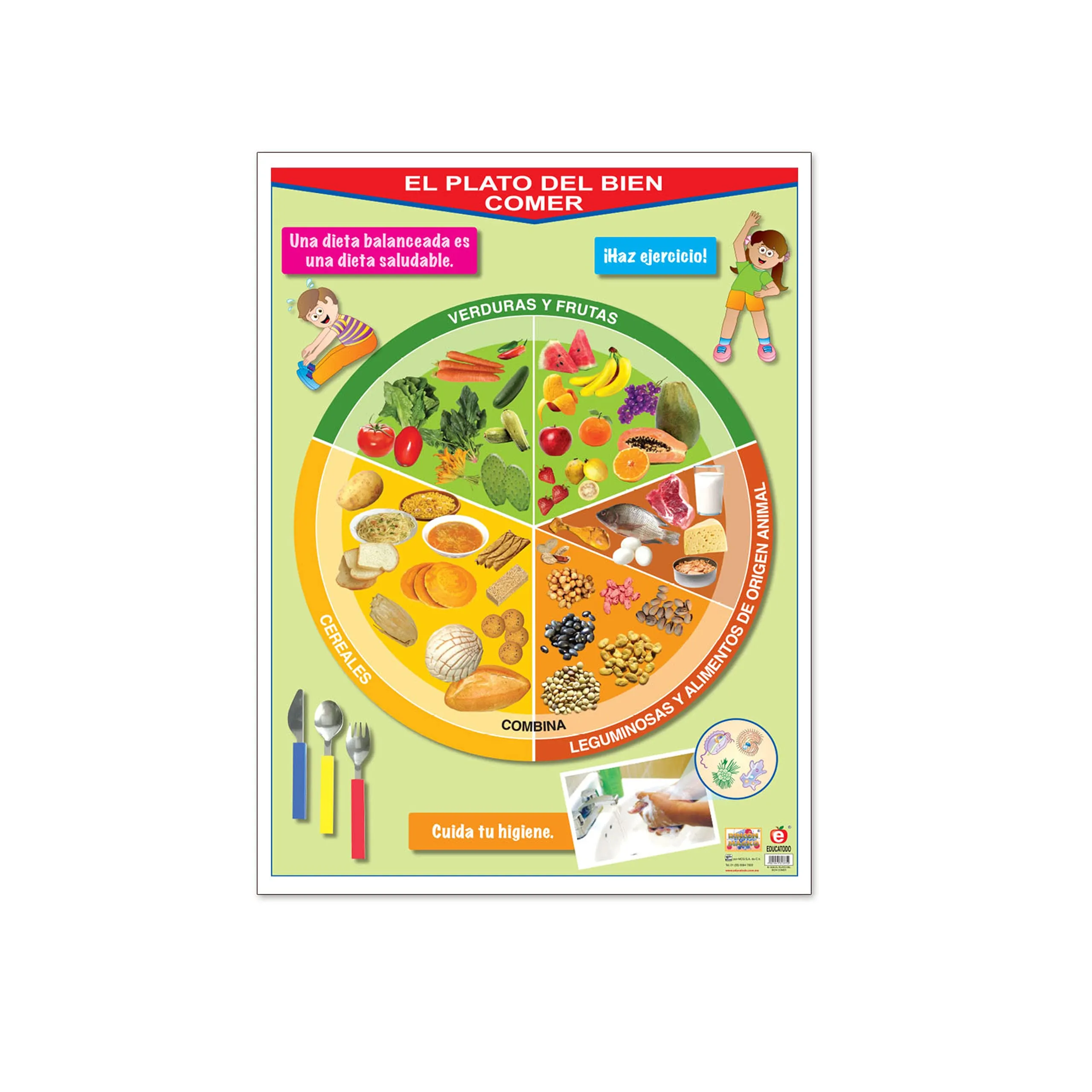 Educatodo POSTER EL PLATO DEL BIEN COMER : Amazon.com.mx: Hogar y Cocina Educatodo POSTER EL PLATO DEL BIEN COMER : Amazon.com.mx: Hogar y Cocina
