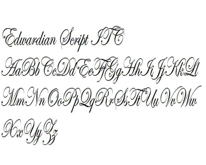 edwardian script ITC | Scripto: Decorative, formal and traditional ... edwardian script ITC | Scripto: Decorative, formal and traditional ...