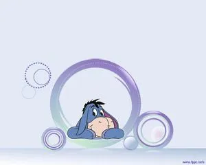 Eeyore Winnie Pooh PowerPoint Template | Plantillas-Powerpoint.com