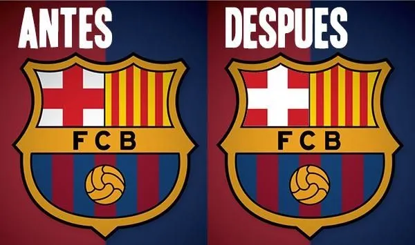Efecto Pujol: proponen cambiar el escudo del Barça. | Efecto Pujol: proponen cambiar el escudo del Barça. |