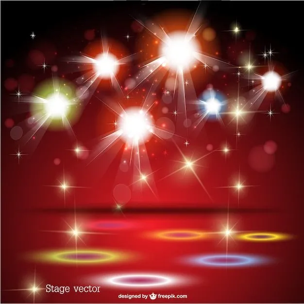 Luces del escenario en la oscuridad | Descargar Vectores gratis Luces del escenario en la oscuridad | Descargar Vectores gratis