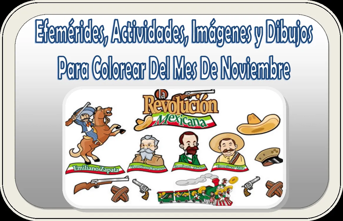 Efemérides, actividades, imágenes y dibujos para colorear del mes de noviembre | Educación Primaria Efemérides, actividades, imágenes y dibujos para colorear del mes de noviembre | Educación Primaria