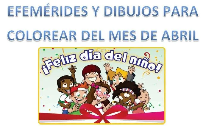 Efemérides y dibujos para colorear del mes de abril | Material ... Efemérides y dibujos para colorear del mes de abril | Material ...
