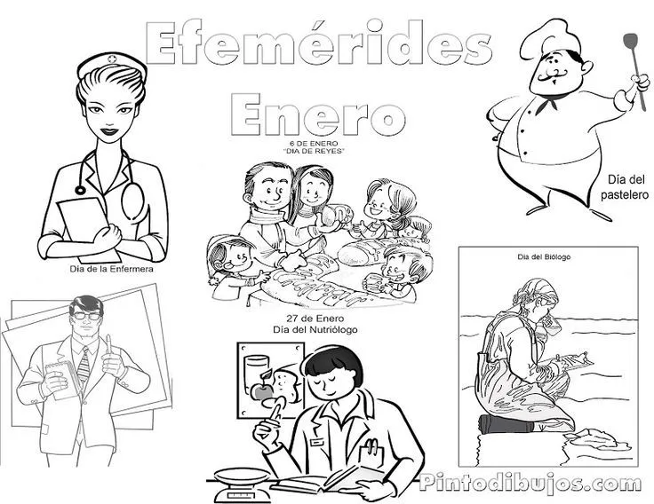 Efemérides Enero para colorear | Efemerides de enero, Efemerides octubre, Enero Efemérides Enero para colorear | Efemerides de enero, Efemerides octubre, Enero