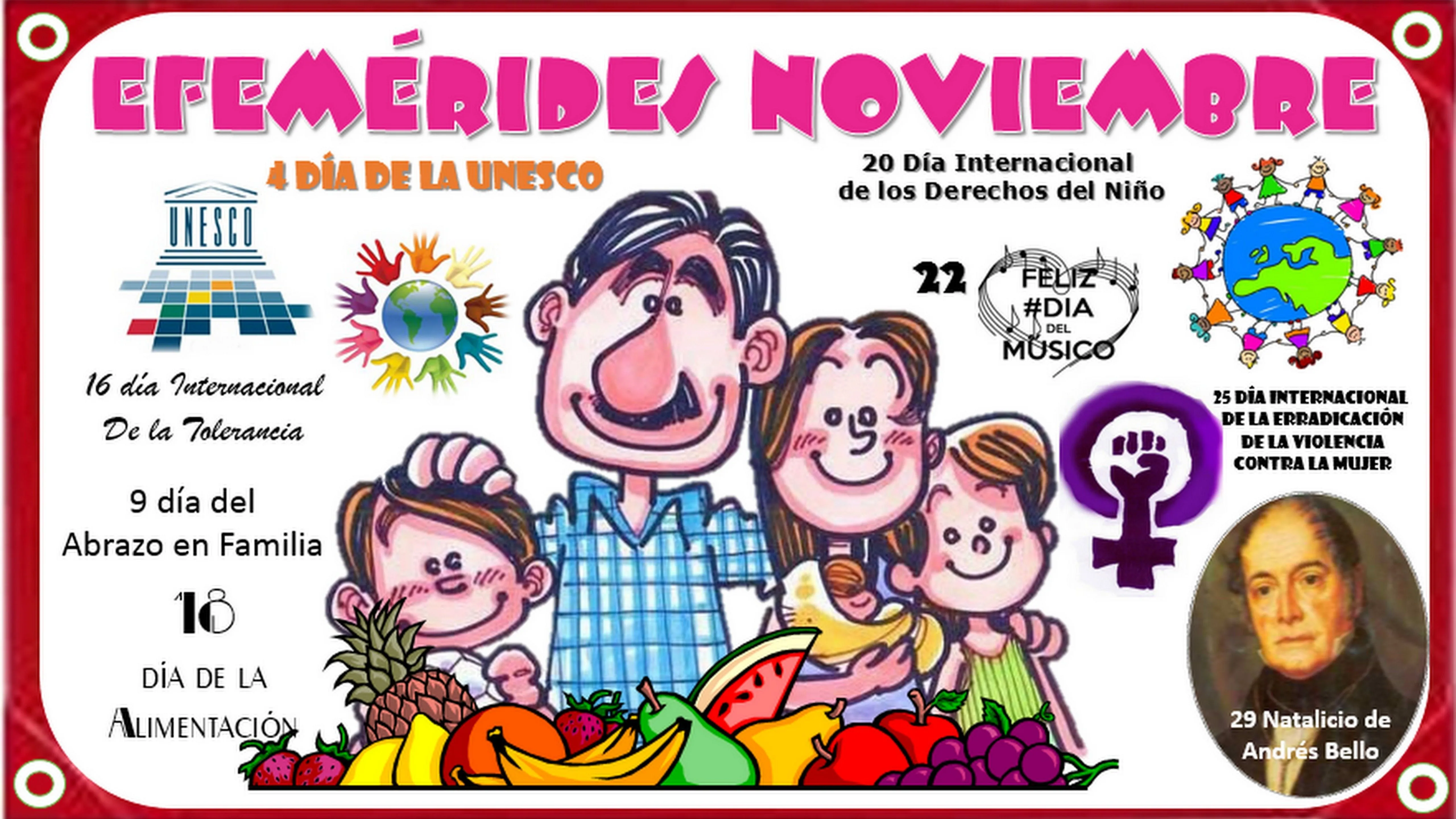 Tus Efemérides Mes de Noviembre. … | Idea creativas, Classroom, Mural Tus Efemérides Mes de Noviembre. … | Idea creativas, Classroom, Mural