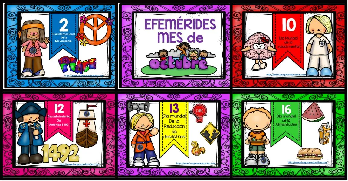 Efemérides Mes de octubre 2017, para tu PERIÓDICO MURAL – Imagenes Educativas Efemérides Mes de octubre 2017, para tu PERIÓDICO MURAL – Imagenes Educativas