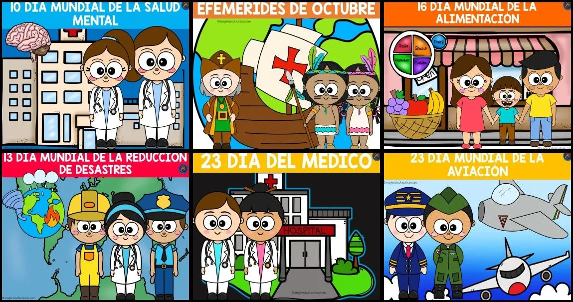 EFEMÉRIDES MES DE OCTUBRE NUEVOS DISEÑOS 2023 – Imagenes Educativas EFEMÉRIDES MES DE OCTUBRE NUEVOS DISEÑOS 2023 – Imagenes Educativas