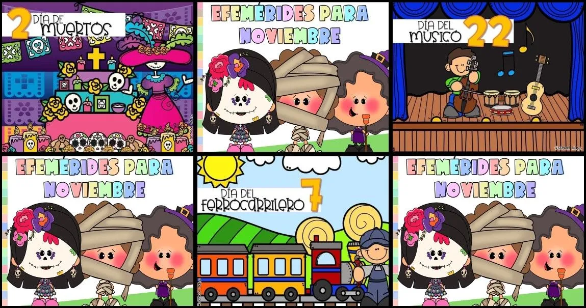 EFEMÉRIDES NOVIEMBRE 2023 – Imagenes Educativas