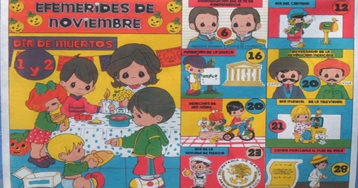 Efemérides de Noviembre y Material para Períodico Mural - AULA VIRTUAL PRIMARIA Efemérides de Noviembre y Material para Períodico Mural - AULA VIRTUAL PRIMARIA