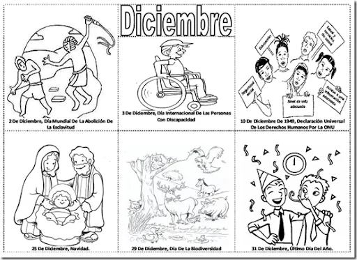 efemerides de octubre Colouring Pages