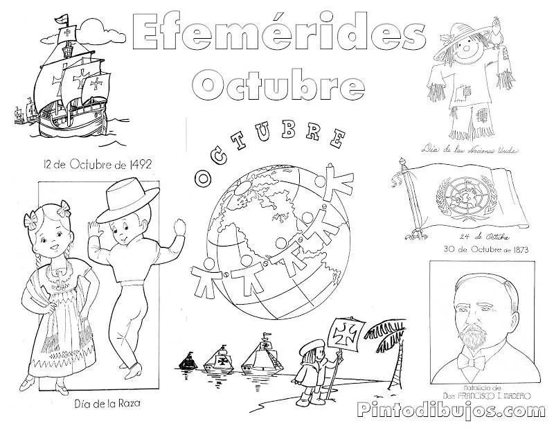Efemérides octubre | Efemerides octubre, Periodico mural octubre, Mapa mexico con nombres Efemérides octubre | Efemerides octubre, Periodico mural octubre, Mapa mexico con nombres