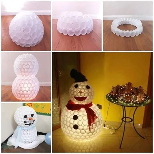 Ejemplos de adornos navideños reciclados fáciles y baratos que ... Ejemplos de adornos navideños reciclados fáciles y baratos que ...