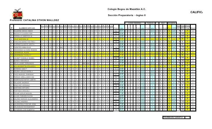 Ejemplos De Hojas En Excel Para Registro De Asistencia Y Evaluaciones Ejemplos De Hojas En Excel Para Registro De Asistencia Y Evaluaciones