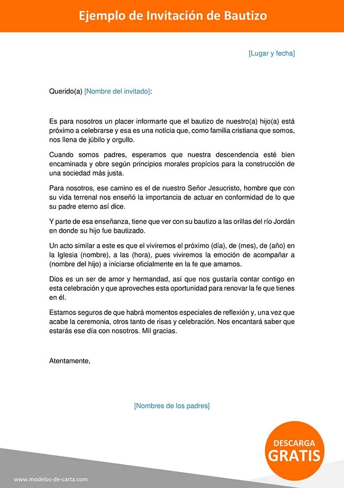 Ejemplos de Invitación: frases y textos en Word (Descarga Gratis) Ejemplos de Invitación: frases y textos en Word (Descarga Gratis)