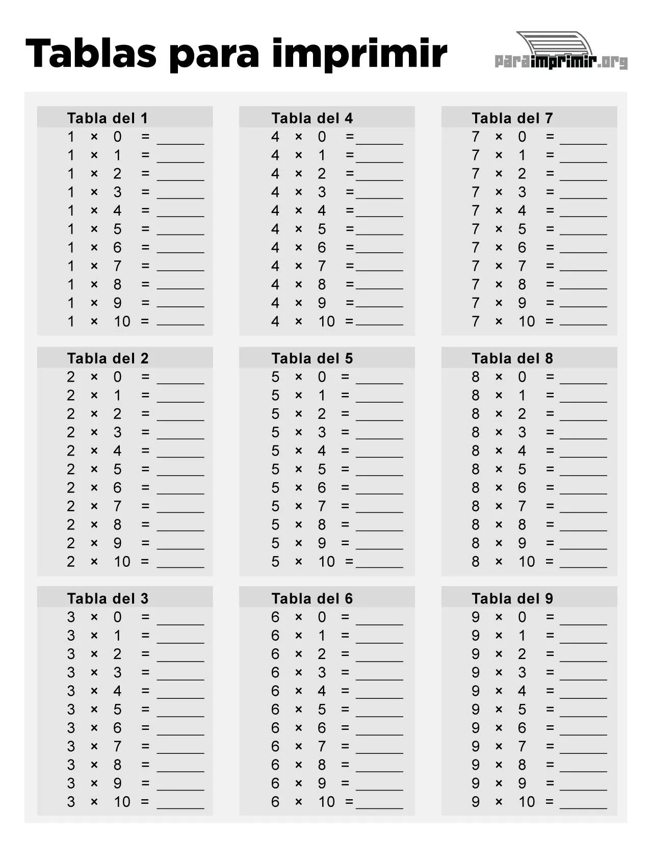 Tablas De Multiplicar | Search Results | New Calendar Template Tablas De Multiplicar | Search Results | New Calendar Template