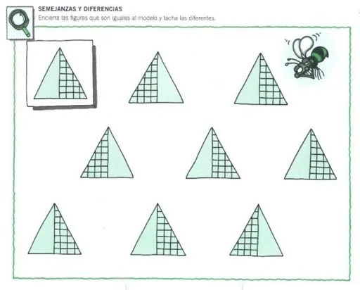 Ejercicios de semejanzas y diferencias para niños - Imagui Ejercicios de semejanzas y diferencias para niños - Imagui