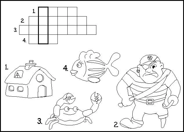 Ejercicios de crucigramas para niños de Preescolar - Imagui Ejercicios de crucigramas para niños de Preescolar - Imagui