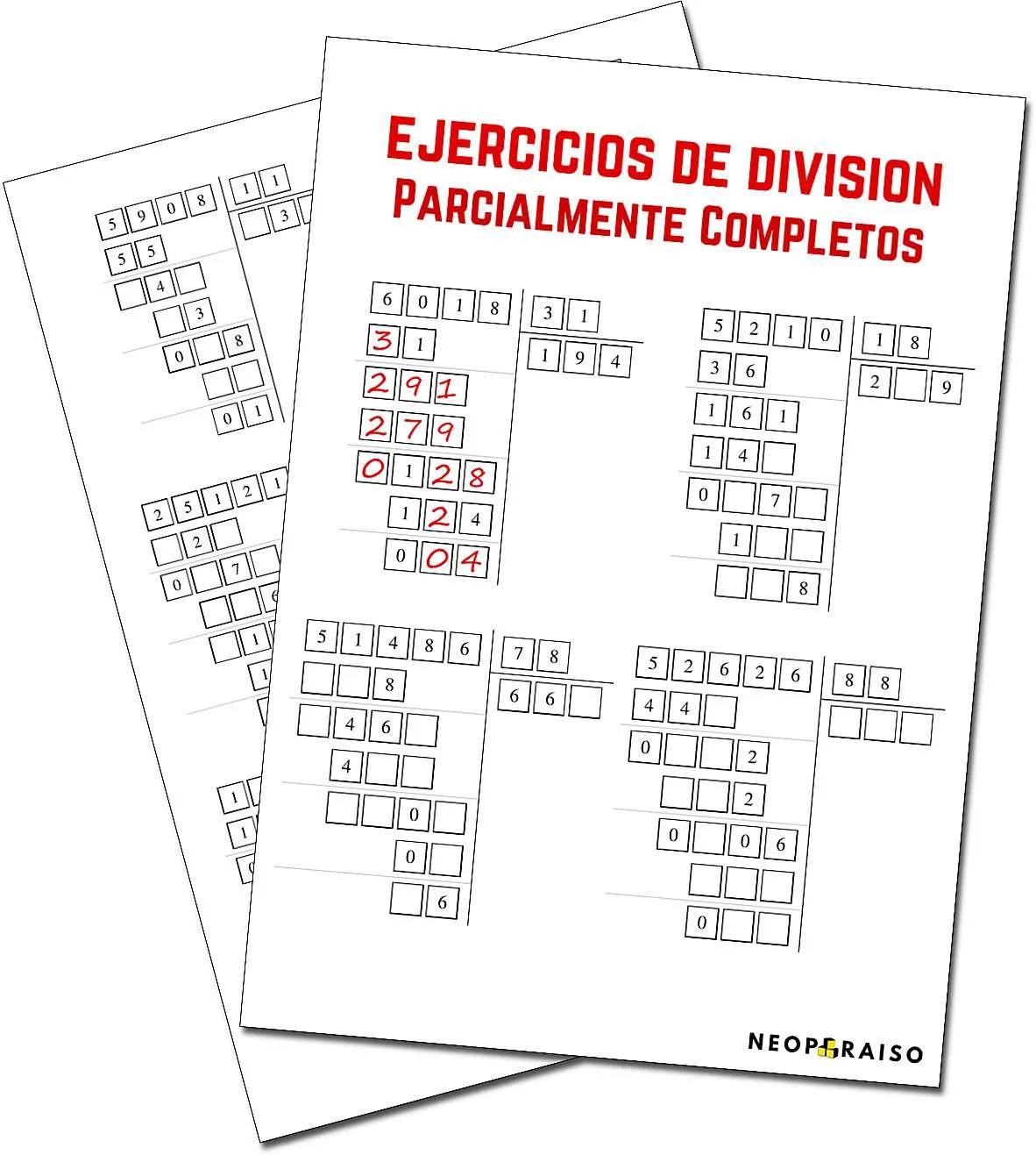 Divisiones Resueltas con procedimiento