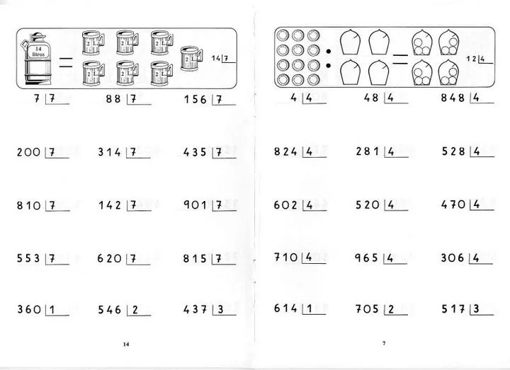 Ejercicios divisiones por una cifra - Imagui
