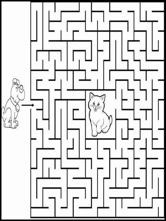 Actividades para niños preescolar, primaria e inicial. Laberintos 7 Actividades para niños preescolar, primaria e inicial. Laberintos 7