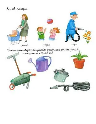EJERCICIOS DE LENGUAJE PARA NIÑOS - EL JARDÍN : FICHAS PARA NIÑOS EJERCICIOS DE LENGUAJE PARA NIÑOS - EL JARDÍN : FICHAS PARA NIÑOS