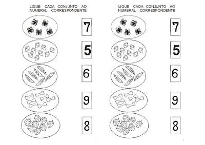 EJERCICIOS DE MATEMÁTICAS - CONJUNTOS : FICHAS PARA NIÑOS