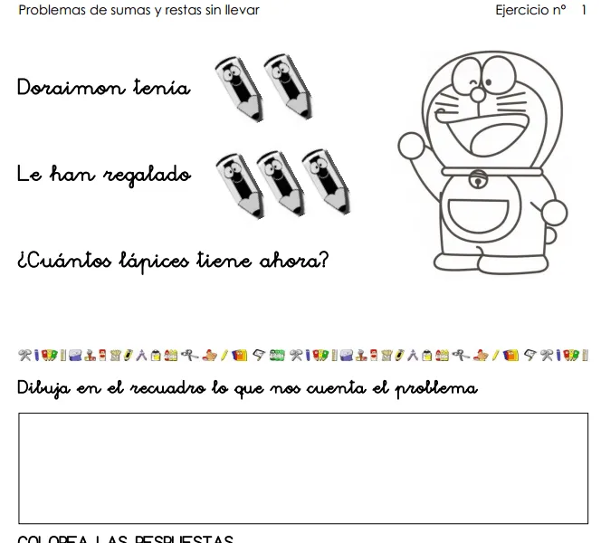 Problemas matematicos para primer grado de primaria - Imagui