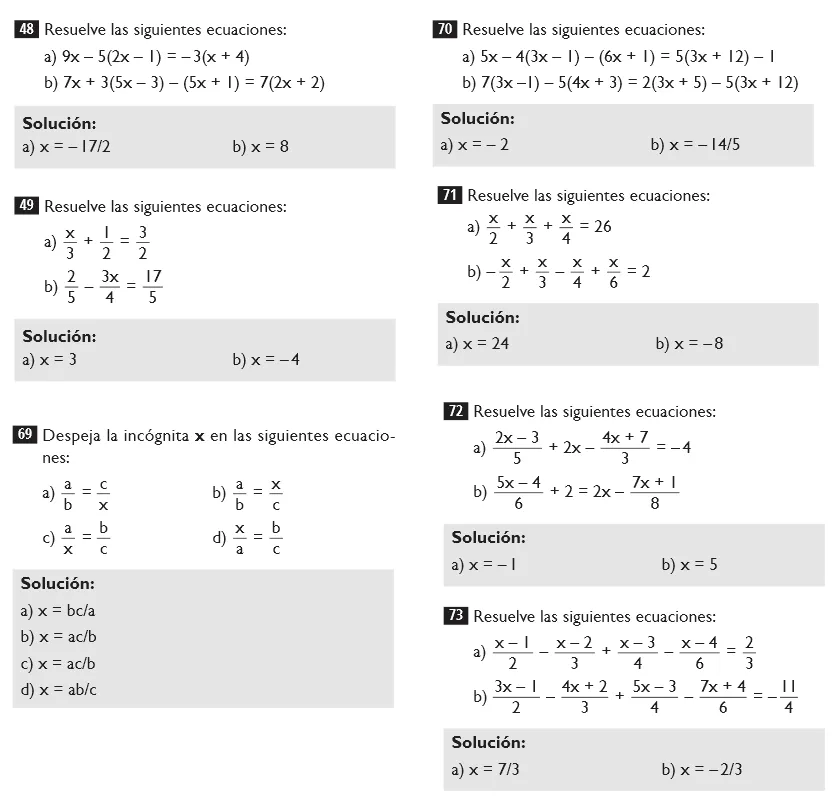 Ejercicios de matematicas para secundaria primer grado - Imagui
