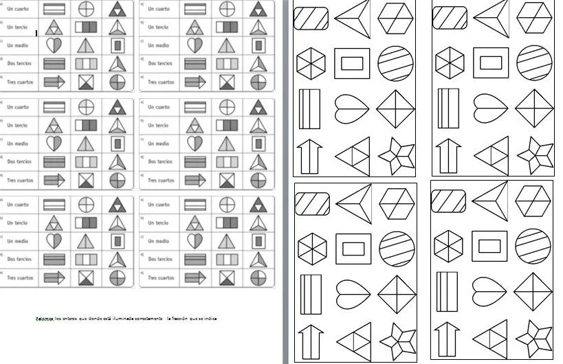 Ejercicios de fracciones de primaria | Material Educativo Ejercicios de fracciones de primaria | Material Educativo