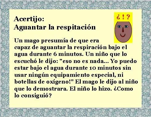 Juegos mentales para pensar - Imagui