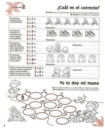 Ejercicios para practicar las tablas de multiplicar | Material ...