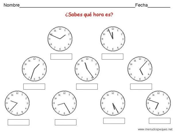 Tu LoCoMoToR73: ¿Sabes leer la hora con minutos en un reloj analógico? Tu LoCoMoToR73: ¿Sabes leer la hora con minutos en un reloj analógico?