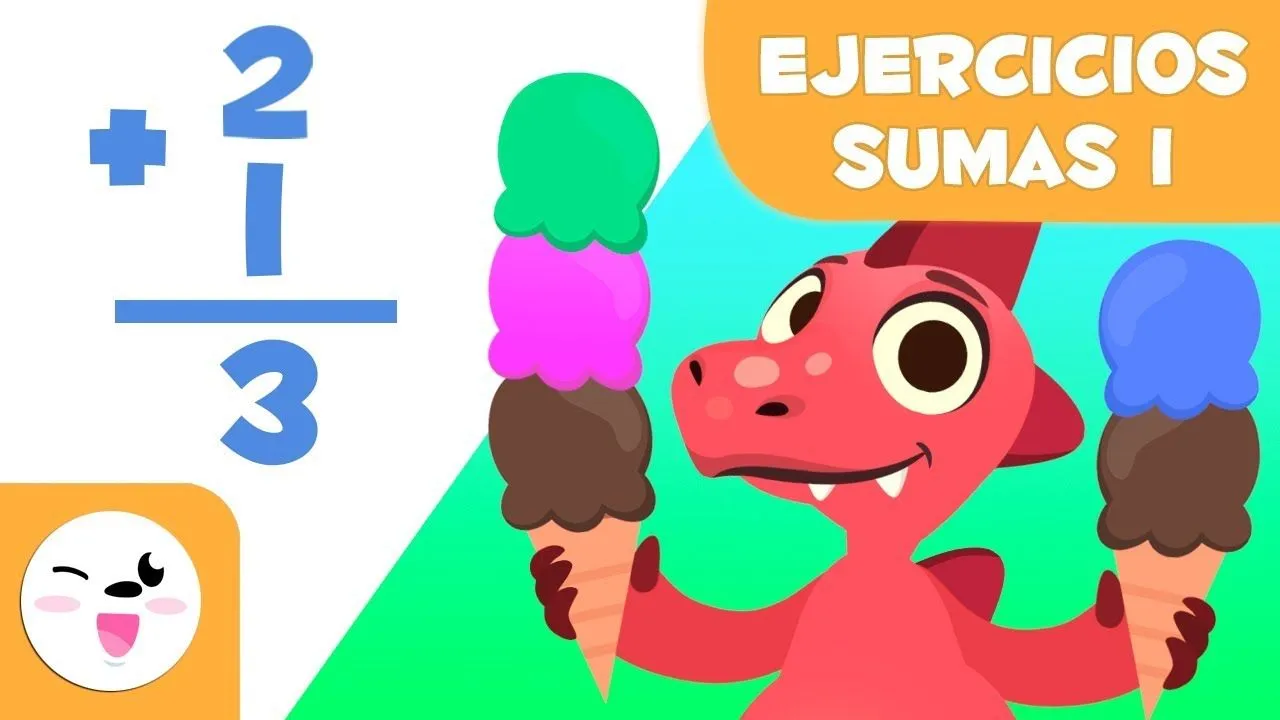 Ejercicios de SUMAS para niños - Aprende a sumar con Dino - Matemáticas  para niños - YouTube