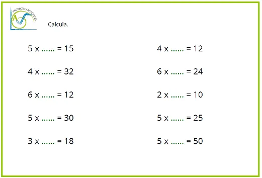 Ejercicios de multiplicaciones para niños de tercero de primaria ... Ejercicios de multiplicaciones para niños de tercero de primaria ...