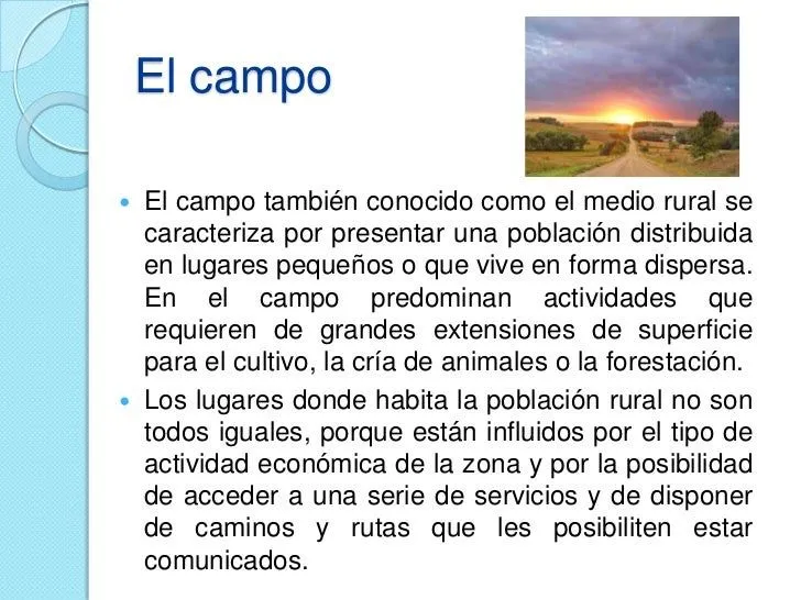 el-campo-y-la-ciudad-definicin ...