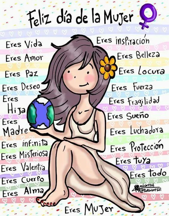 Elabora un dibujo alusivo de tu propia inspiracion a la celebracion del dia  internacional de la mujer. Nota - Brainly.lat